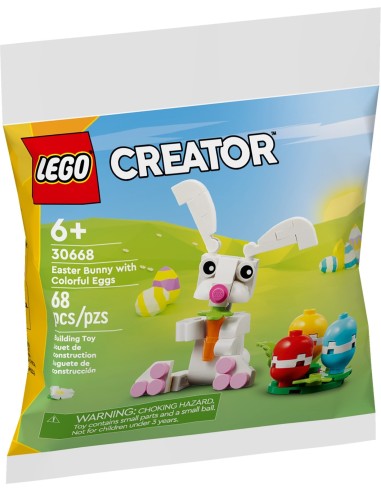 LEGO Exclusifs - Le lapin de Pâques et les oeufs colorés - 30668